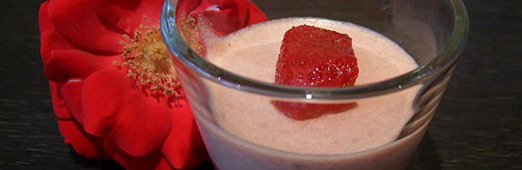 Erdebeermousse