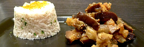 Koreanischer Auberginensalat