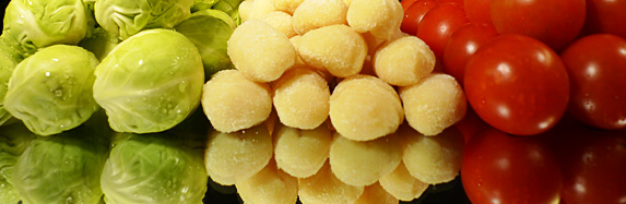 Rosenkohl-Gnocchi-Tomaten-Pfanne