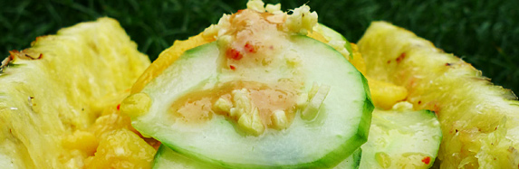 Fruchtiger Gurkensalat Asia