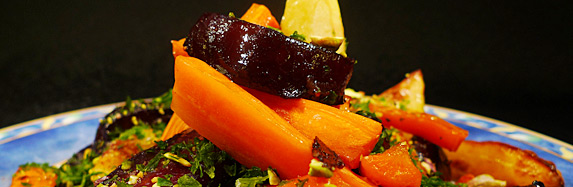 Ofengemüse mit gerösteten Mandeln – Fast Food