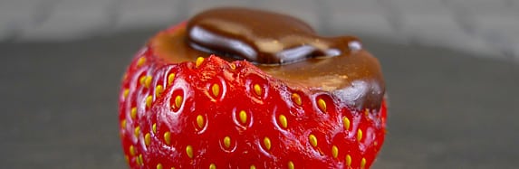 Gefüllte Erdbeeren