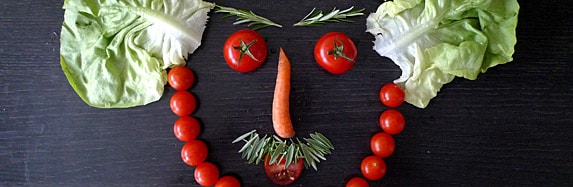 Kopfsalat. Wörtlich genommen.