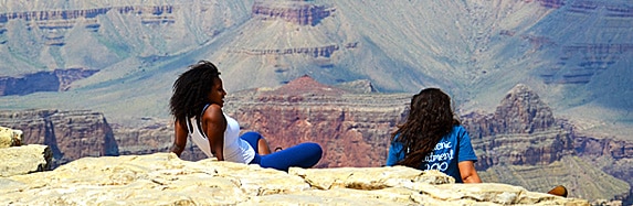 Der Grand Canyon. Bequem und mit Sandwich.