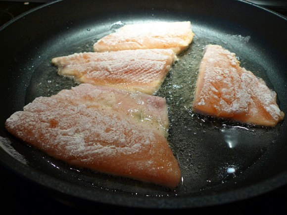 Saiblingsfilets für Pasta Pesce
