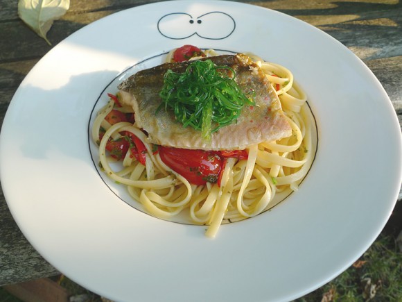 Pasta Pesce - Diesmal mit Saiblingsfilets