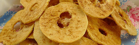 Apfelchips. – Mit biblischem Hintergrund?
