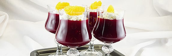 Rote-Bete-Gelee mit Meerrettichrahm