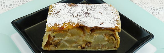 Apfelstrudel – in luftiger Höhe