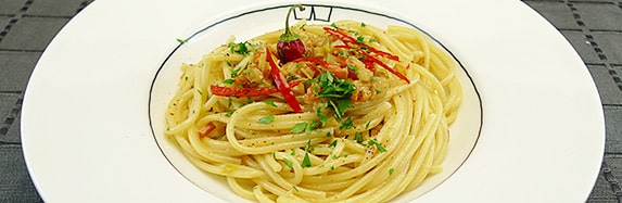 Spaghetti mit Gemüse in Sojarahm und was Jesus Christ Superstar damit zu tun hat
