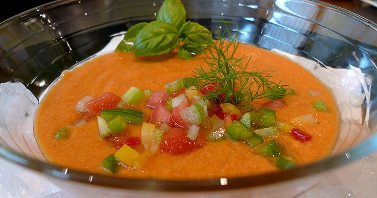 Gazpacho Original – Kalte spanische Gemüsesuppe