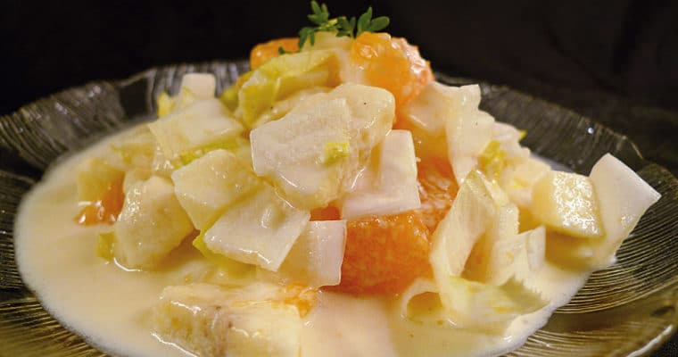 Chicorée-Salat mit Früchten – Ein toller Wintersalat