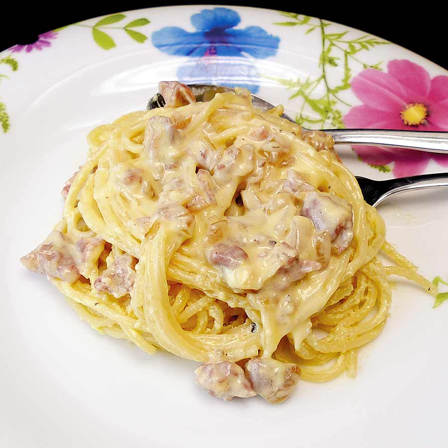 Spaghetti Carbonara   Rezept und Legende   Aus meinem Kochtopf