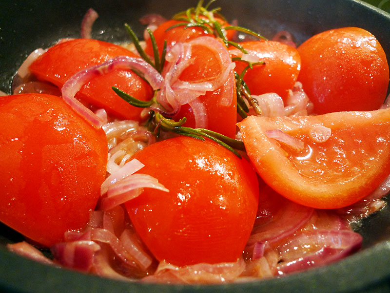 Tomaten für unser feines Gericht