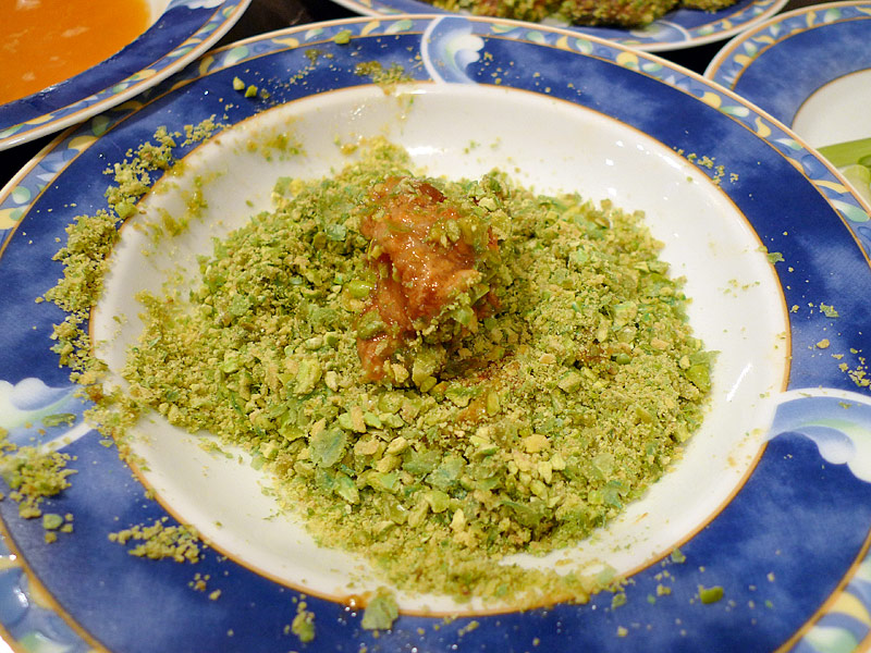 Hähnchenbrust im Wasabi Crunch