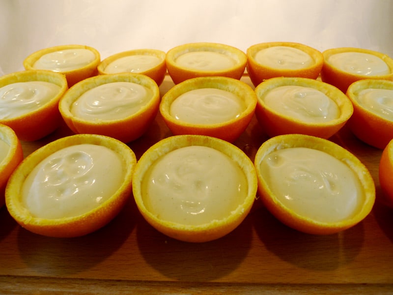 Joghurt-Orangen-Schaum
