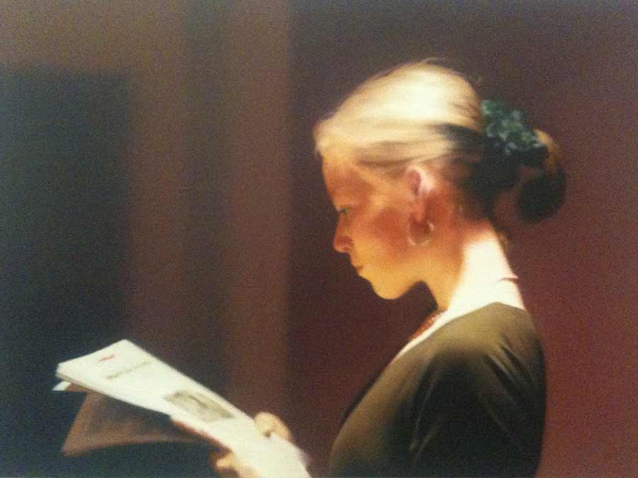 Lesende (1994) Öl auf Leinwand 72 x 102 cm - Gerhard Richter