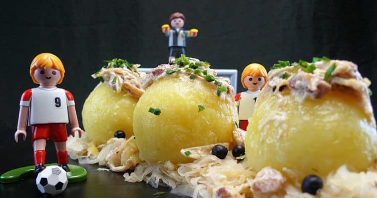 EM – Polnische Kartoffelknödel mit Schalotten-Wacholder-Creme – EM2012