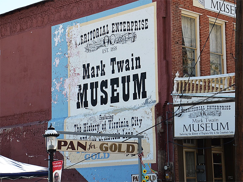 Mark Twain in Virginia City