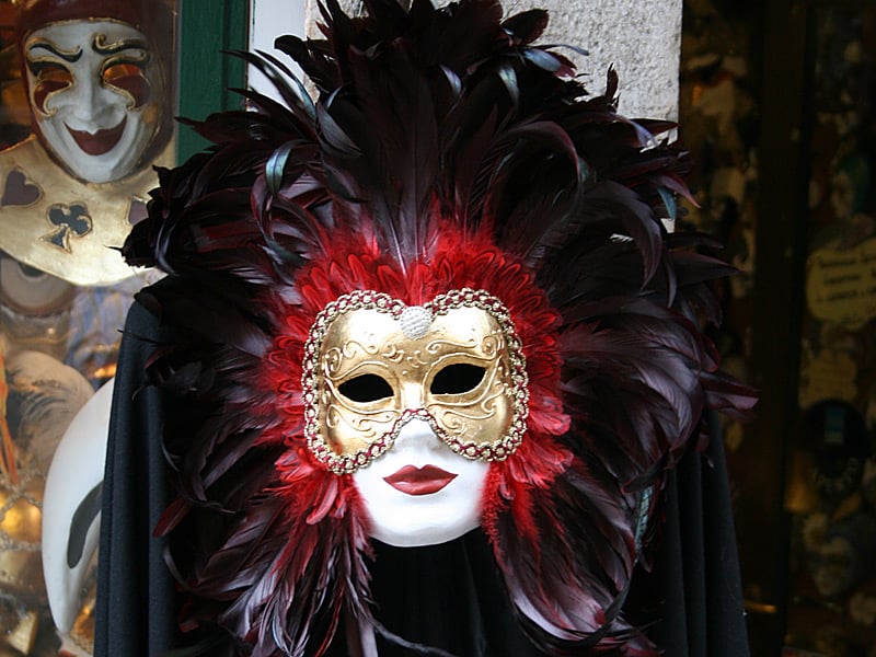 Masken gibt es an jeder Ecke in Venedig zu kaufen