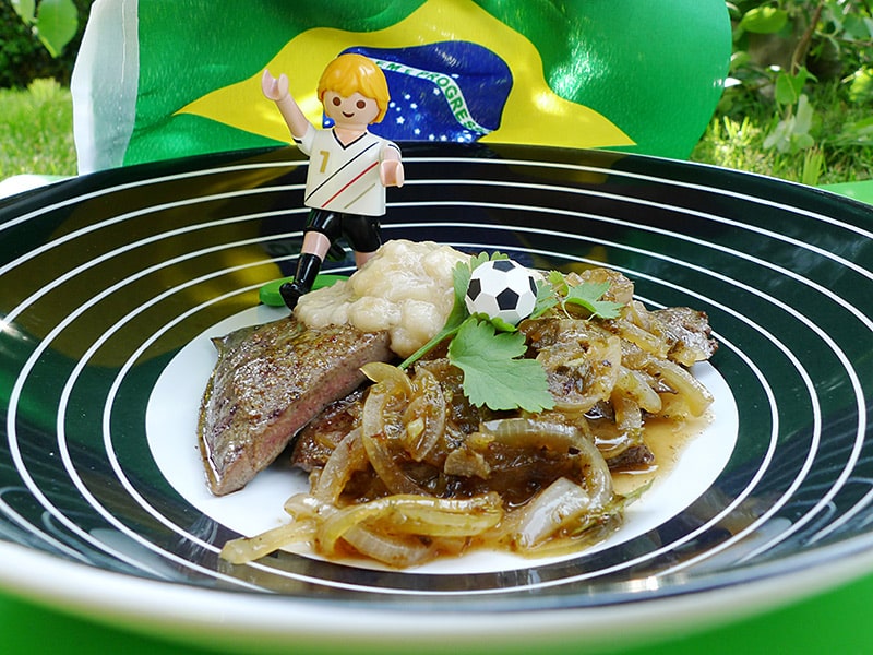 WM-Kochen-2014 Kalbsleber auf brasilianische Art