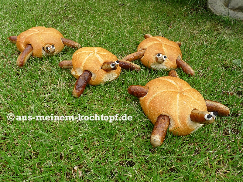 Nürnberger Bratwurst Schildkröten