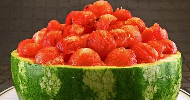 Melonenkugeln machen – Wassermelone mal anders