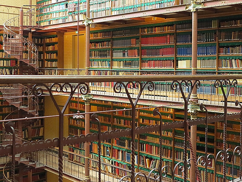 Die Bibliothek im Reichsmuseum Amsterdam