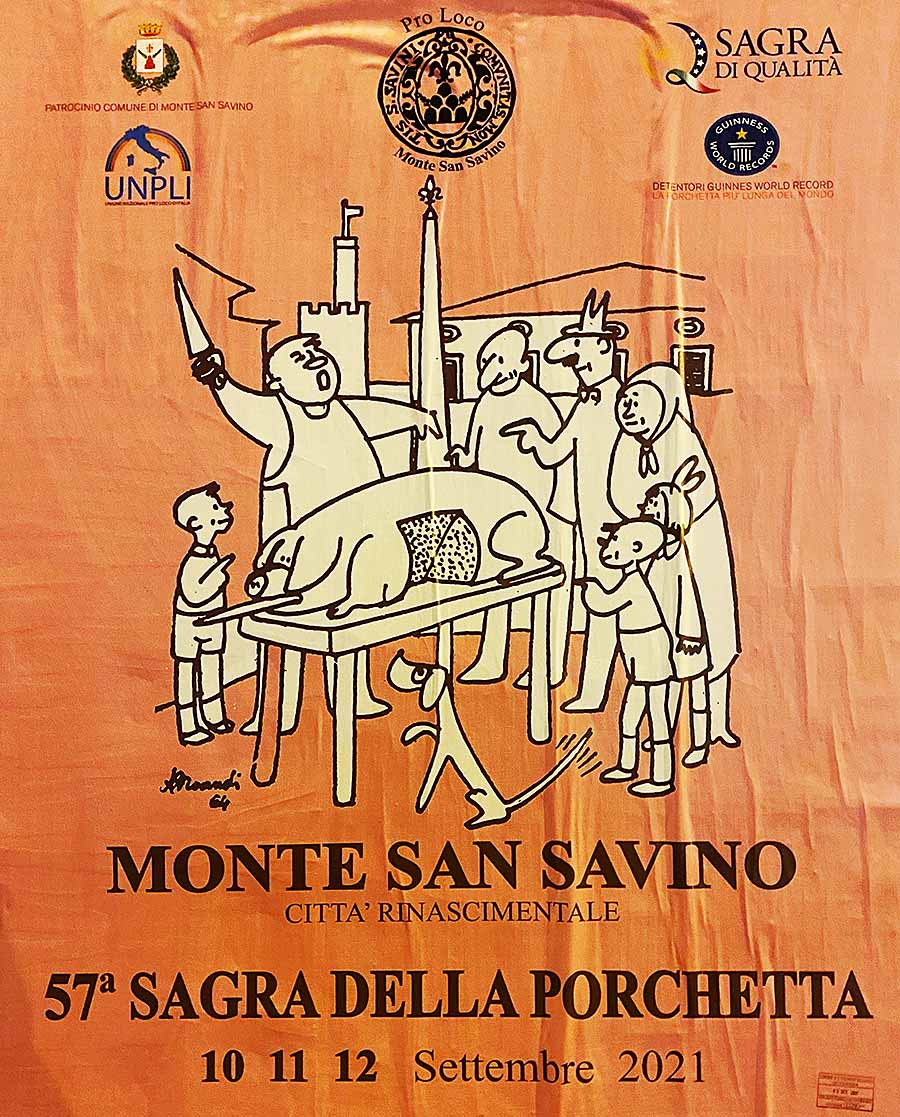 Porchetta in Monte san Savino