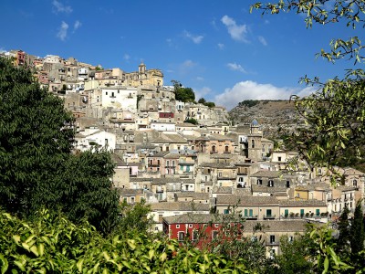 Ein Blick auf Ragusa Ibla. Auf der UNESCO-Liste des Weltkulturerbes