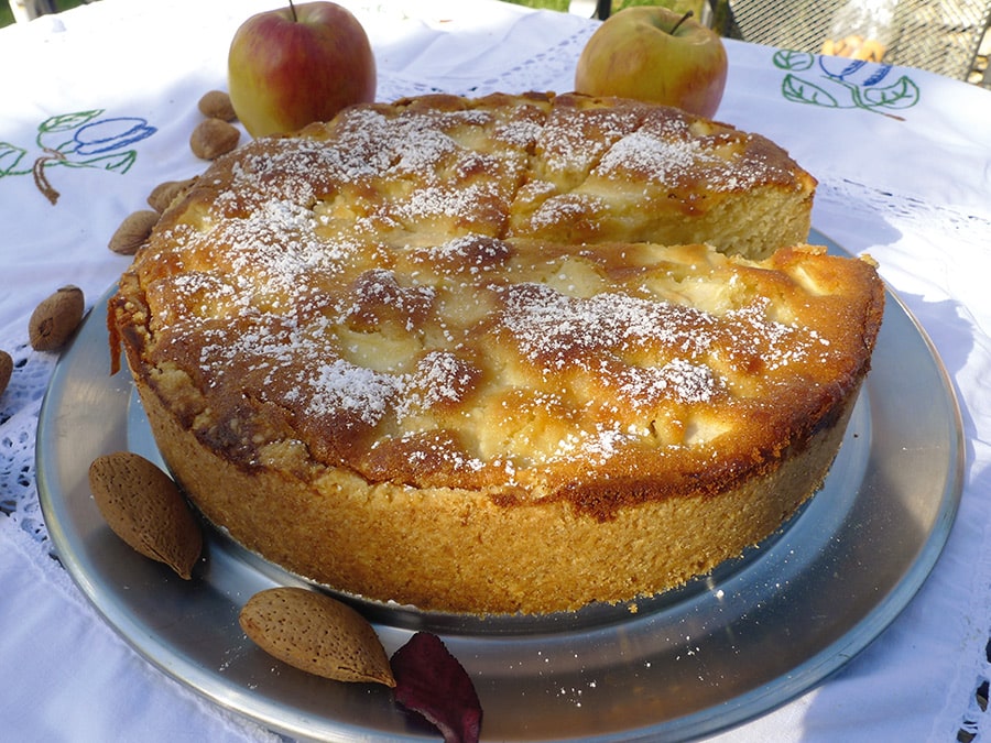Apfel Marzipan Kuchen