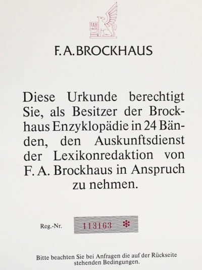 Brockhaus in 24 Bänden
