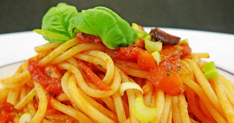 Spaghetti mit Tomatensauce Asia – Pasta Asia Style