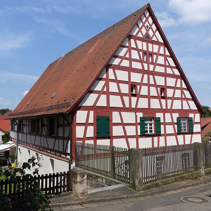 Fachwerkhaus im mittelfränkischen Örtchen Rohr