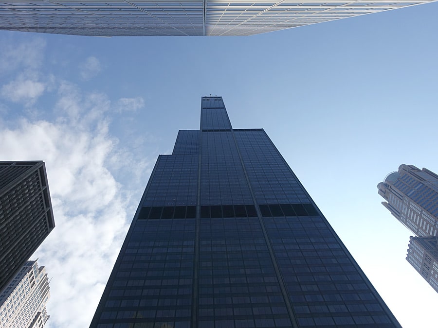 Die vier Skydecks sind im 103. Stockwerk