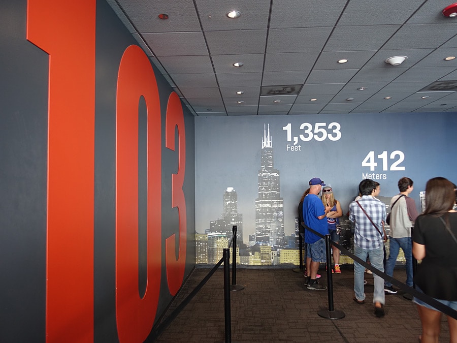 in der 103. Etage des Willis Tower