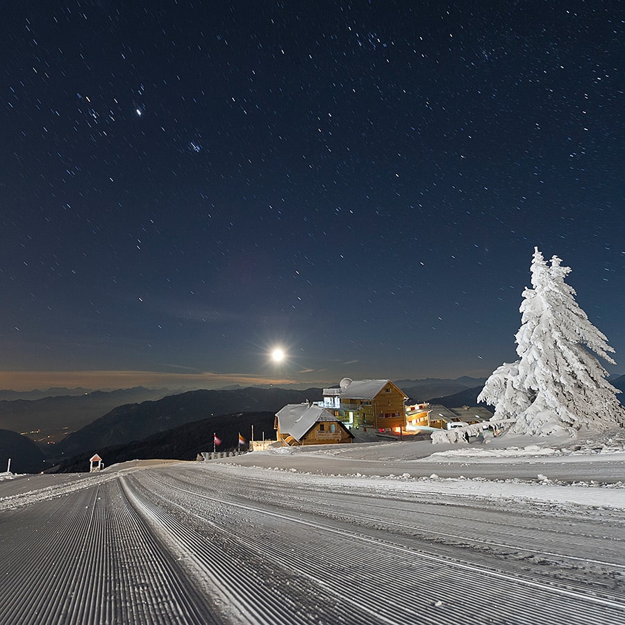 Nachthimmel im Winter © Alpinhotel Pacheiner