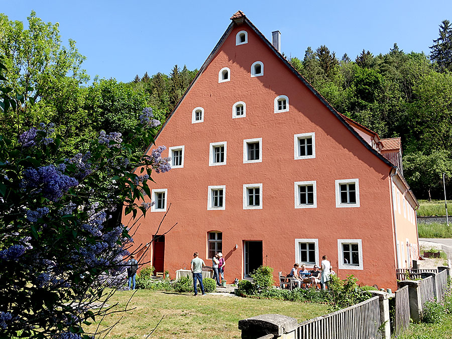 Die schön hergerichtetet Oedmühle in Weigendorf